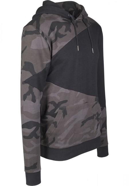 Urban Classics mikina Zig Zag, dark camo