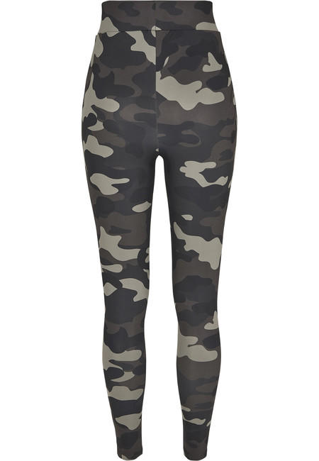 Urban Classics dámske legíny Camo Tech, dark camo