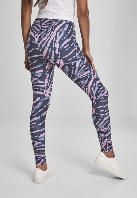 Urban Classics dámske Tie Dye legíny s vysokým pásom
