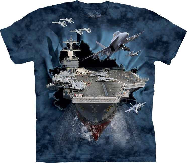 The Mountain tričko 3D lietadlová loď, unisex