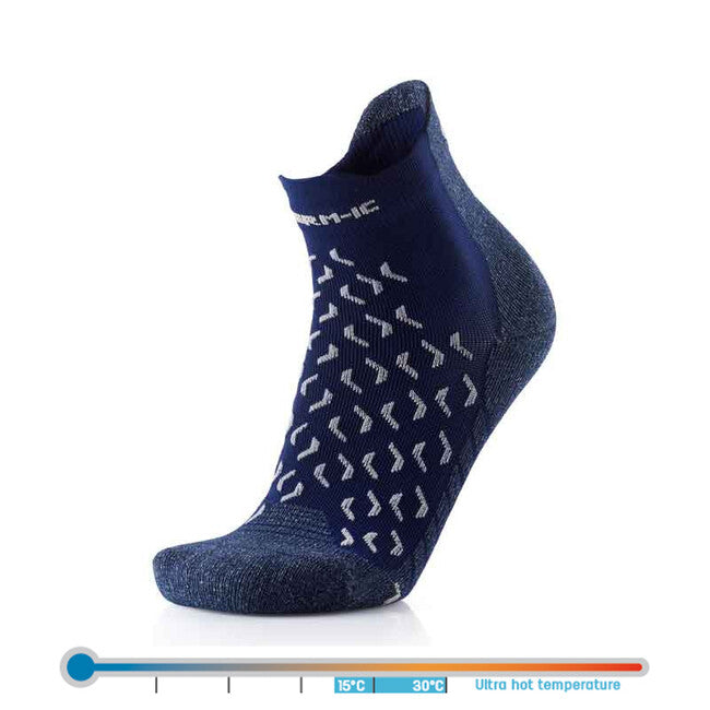 Therm-ic Söckchen, blau/weiß