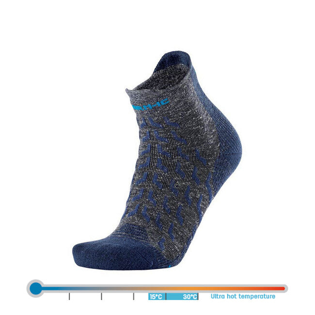 Therm-ic Söckchen, grau/marineblau