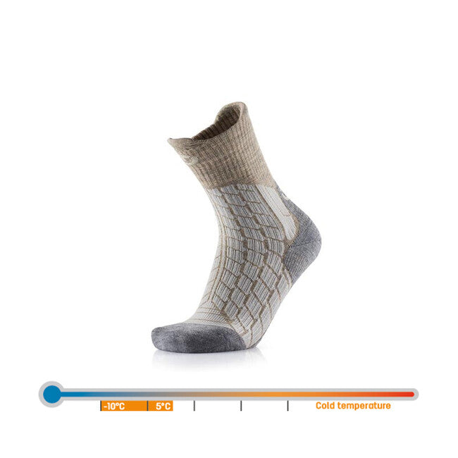 Therm-ic Wandersocken für Frauen beige/grau