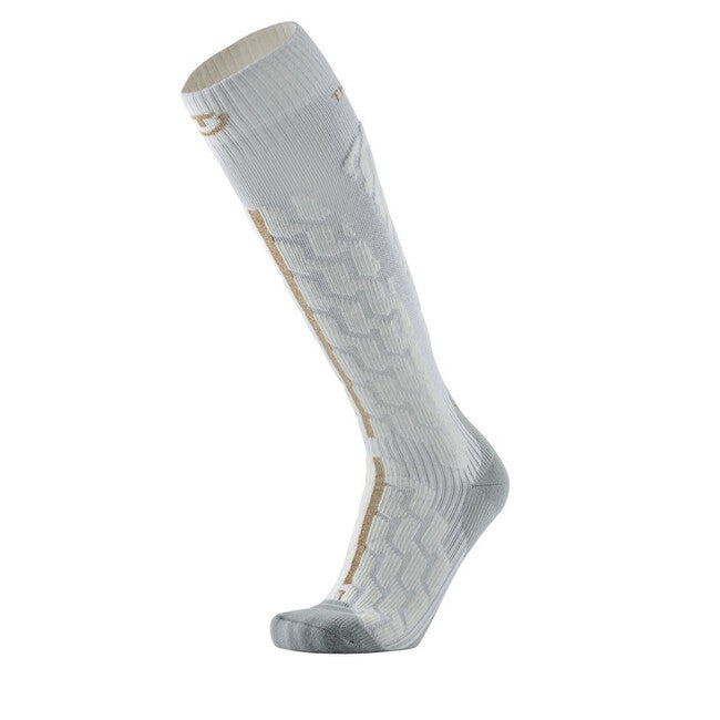 Therm-ic extra Warme Skisocken, grau und weiß