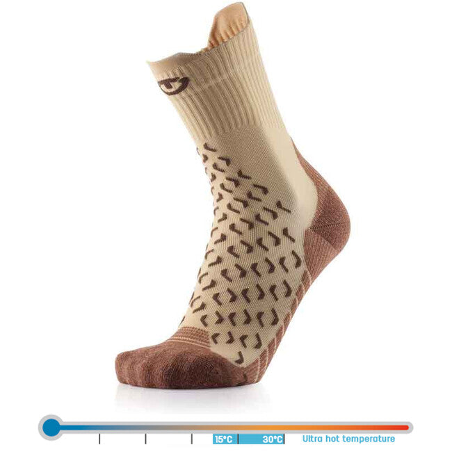 Therm-ic hohe socken beige/braun