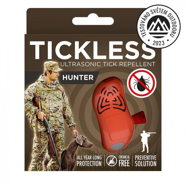 Tickless Hunter Ultraschall-Zeckenvertreiber orange