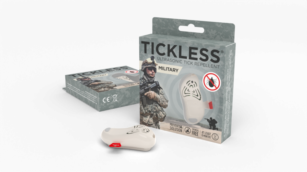 Tickless Military Ultraschall-Zeckenvertreiber beige