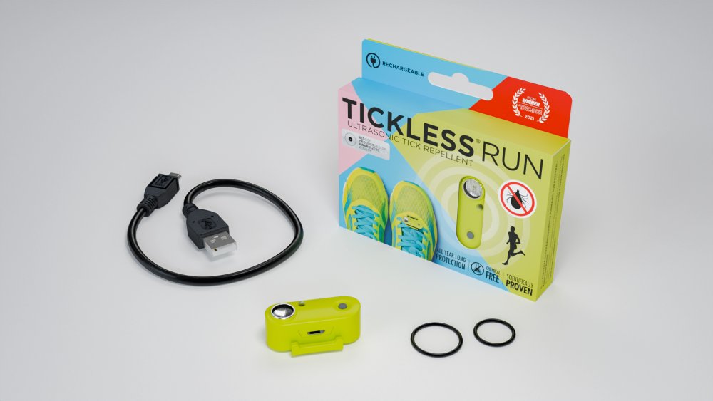 Tickless Run Ultraschall-Zeckenvertreiber, neongelb