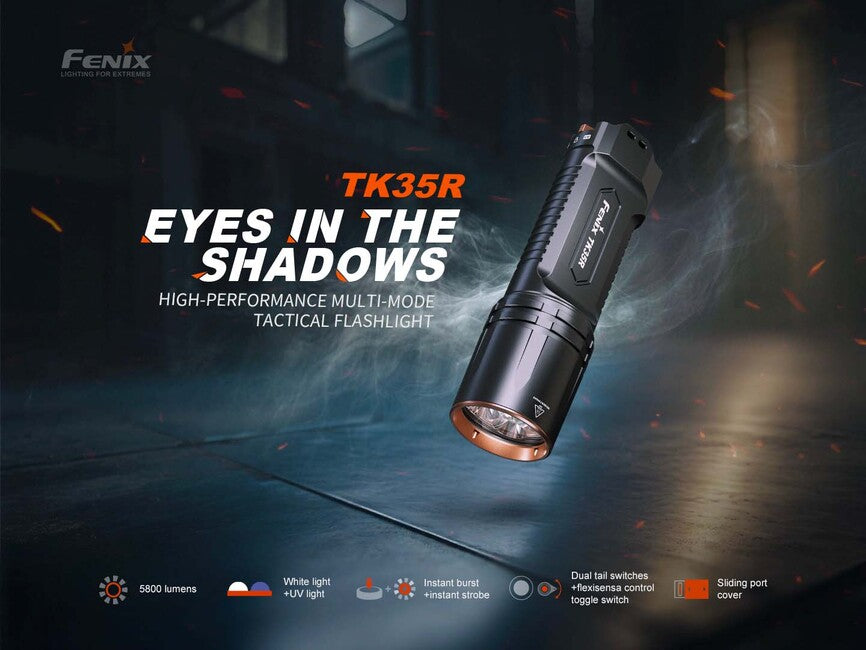 Fenix Tk35r wiederaufladbare led-taschenlampe (5800 lumen)