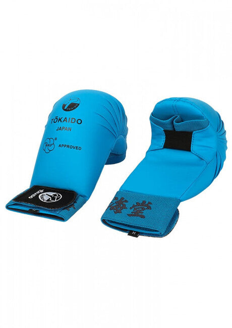 Tokaido Karate-handschuhe WKF Kanji, blau