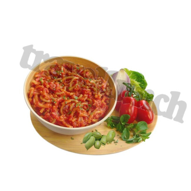 Travellunch 10 Stück Mahlzeit Gemüse-Bolognese-Sauce mit Nudeln 250 g pro Stück