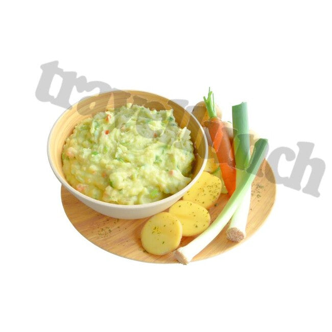 Travellunch 10 Stück Mahlzeit Kartoffelpüree mit Lauch, vegetarisch 250 g pro Stück