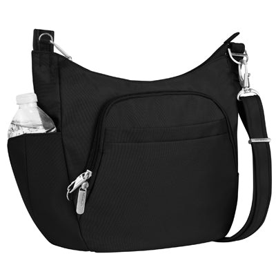 Travelon Crossbody Classic Lady Anti-Diebstahl Umhängetasche schwarz