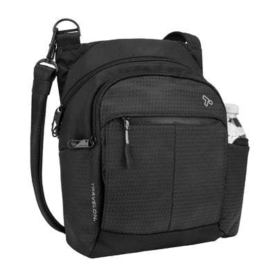Travelon Active Tour Umhängetasche Anti-Diebstahl schwarz tasche