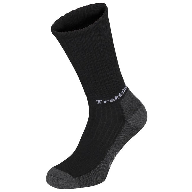Fox Outdoor Lusen Wandersocke mit Frotteesohle, schwarz