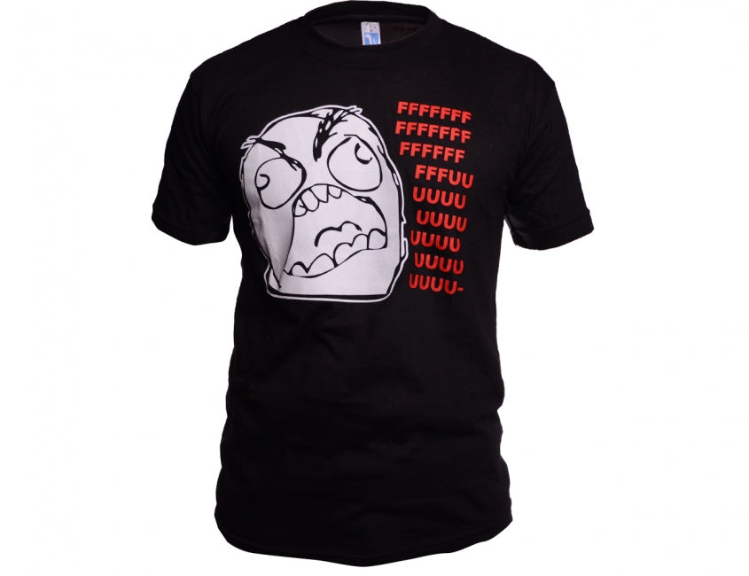 O&T T-Shirt Funny vtipne fffffuuuuu schwarz
