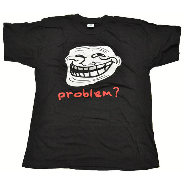 O&T T-Shirt Funny vtipne problem? , schwarz