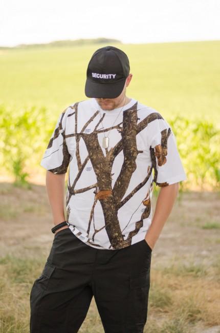 MFH Real-Tree-Muster Hunter-Snow T-shirt, 170 g/m²