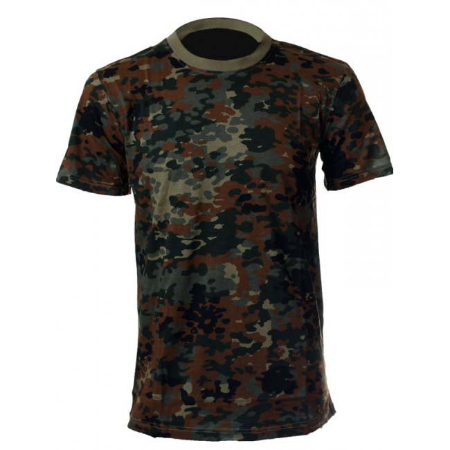 O&T T-Shirt Andskin vzor german flecktarn