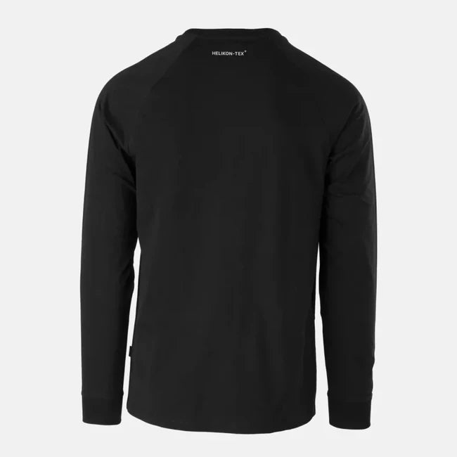 Helikon-Tex Langarmshirt mit Logo, schwarz