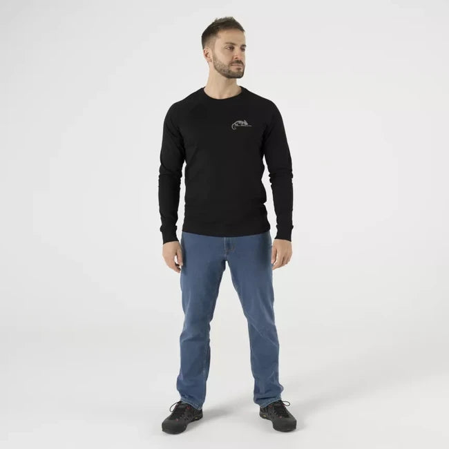 Helikon-Tex Langarmshirt mit Logo, schwarz