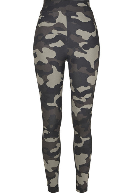 Urban Classics dámske legíny Camo Tech, dark camo