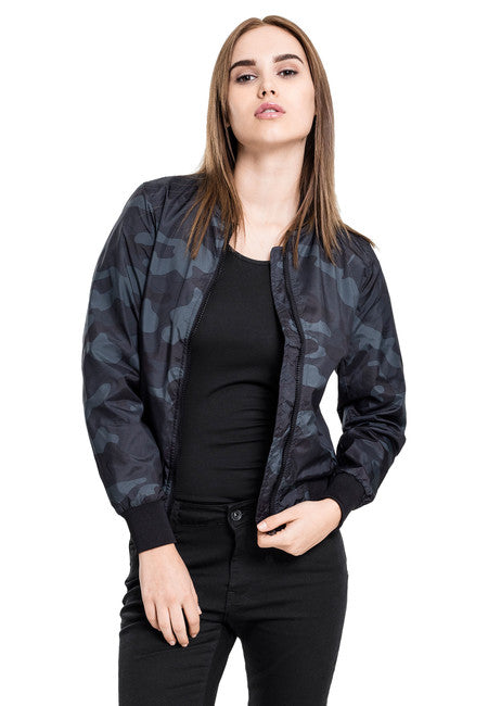 Urban Classics dámska light bomber maskáčová bunda