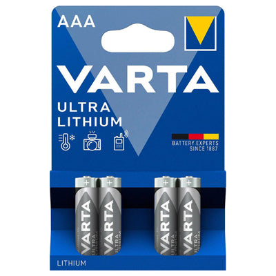 Varta Ultra Lithium AAA / Micro 4 Stück
