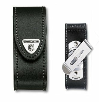 Victorinox čierne kožené puzdro 91 mm