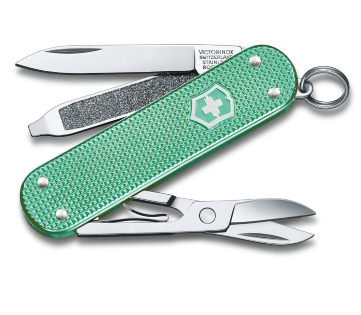 Victorinox Classic Colors Alox Minty Mint multifunkčný nôž 58 mm, mentolová, 5 funkcií