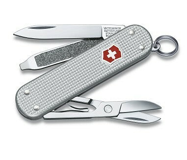 Victorinox Classic SD Alox multifunkčný nôž 58 mm, strieborná, 5 funkcií