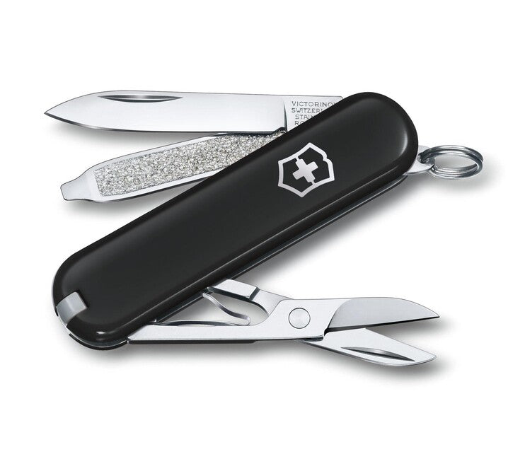 Victorinox Classic SD Colors Dark Illusion multifunkčný nôž 58 mm, čierna, 7 funkcií