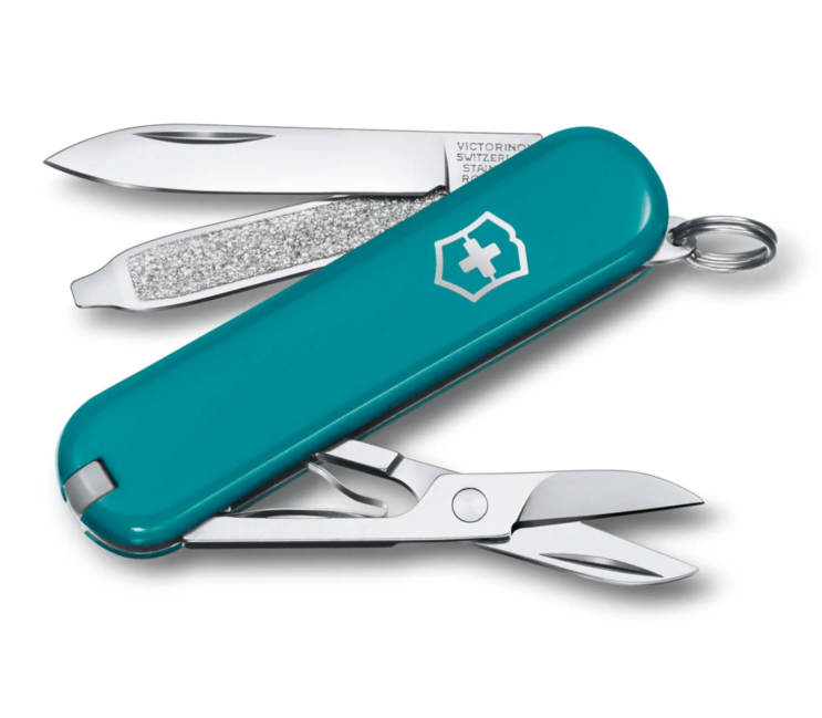 Victorinox Classic SD Colors Mountain Lake multifunkčný nôž, tyrkys, 7funkcií, blister