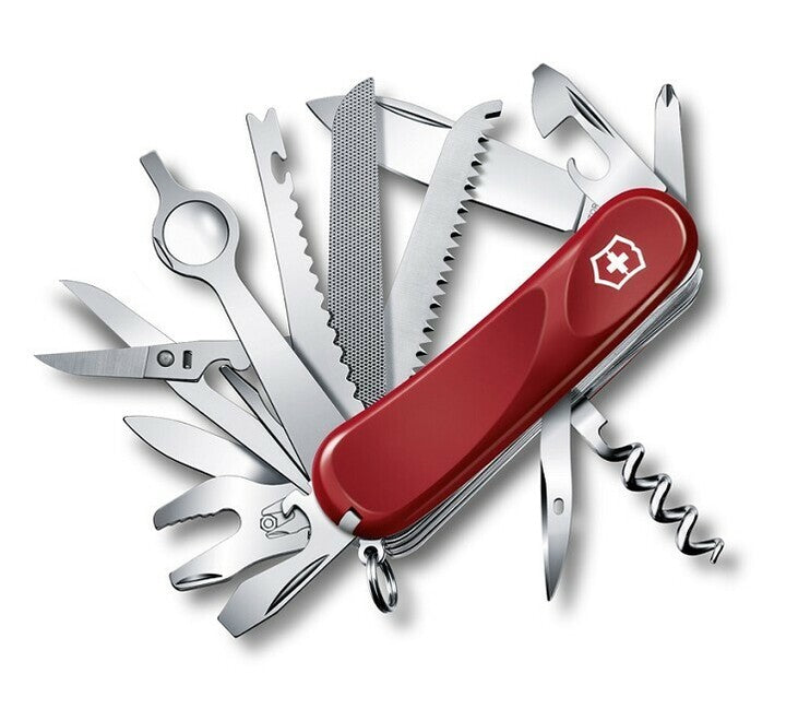 Victorinox Evolution 28 multifunkčný nôž 85 mm, červená, 23 funkcií