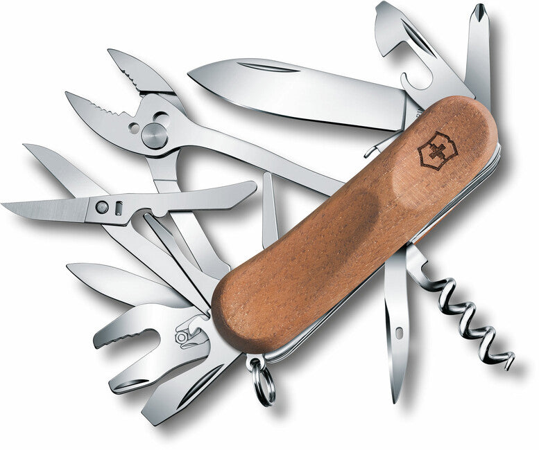 Victorinox EvoWood 17 multifunkčný nôž 85 mm, orechové drevo, 13 funkcií, blister
