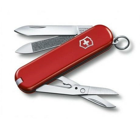 Victorinox Executive 81 malý multifunkčný nôž 65 mm, červená, 6 funkcií