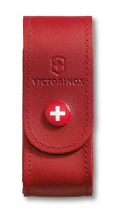 Victorinox Messeretui 91 mm Leder, rot