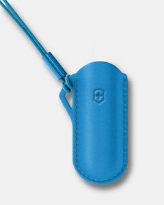 Victorinox Ledertasche für Taschenmesser, blau
