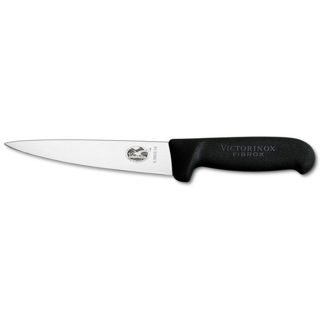 Victorinox mäsiarsky nôž Fibrox, čierny