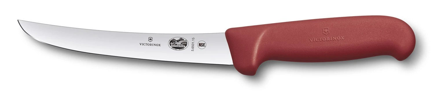 Victorinox Kuchynský vykosťovací nôž Fibrox , červená