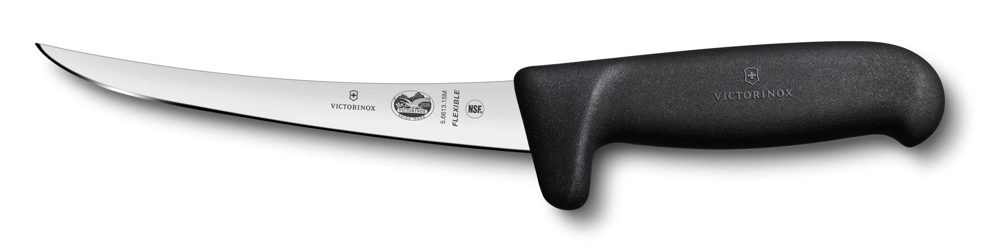Victorinox Kuchynský vykosťovací nôž Fibrox safety grip , čierna