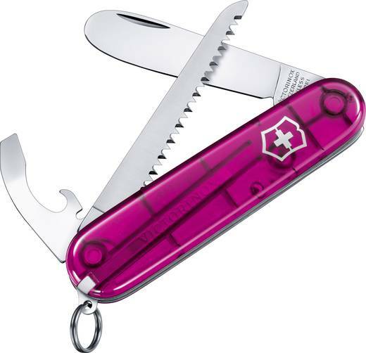 Victorinox My First multifunkčný nôž pre deti, transparentná ružová, 9 funkcií
