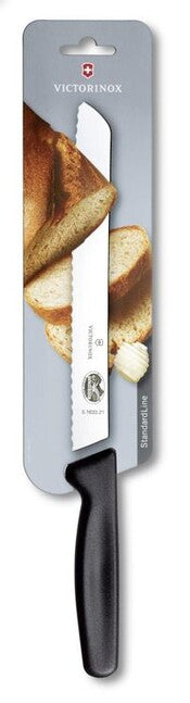 Victorinox nôž na chlieb a pečivo, čierny