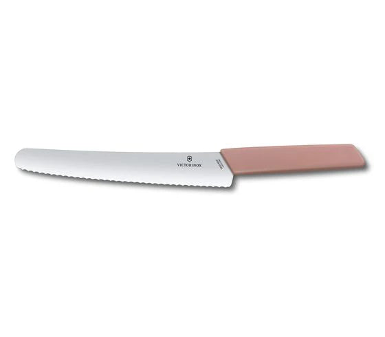 Victorinox Nôž na pečivo a cukrovinky Swiss Modern, marhuľovo ružová
