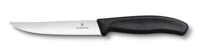 Victorinox Nôž na steak a pizzu Swiss Classic, čierna