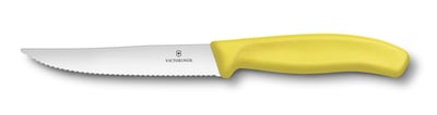Victorinox Nôž na steak a pizzu Swiss Classic, žltá