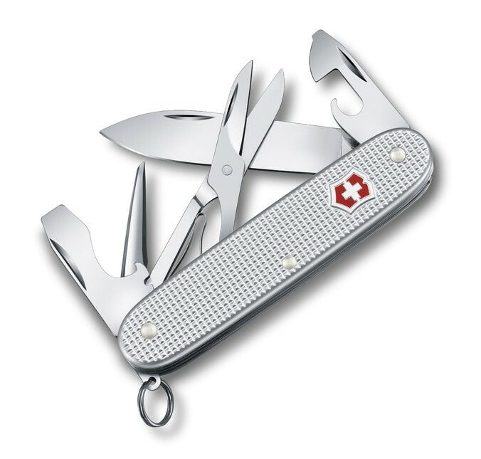 Victorinox Pioneer X Alox multifunkčný nôž 93 mm, strieborná, 9 funkcií