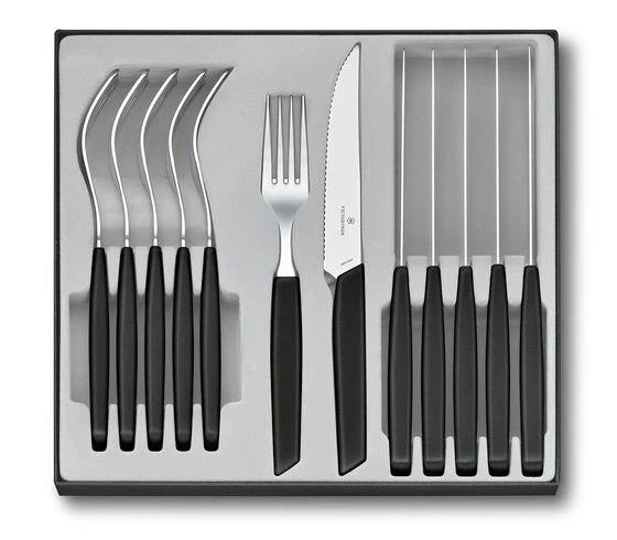 Victorinox Príborová súprava- nôž na steak a vidlička Swiss Modern, 12ks