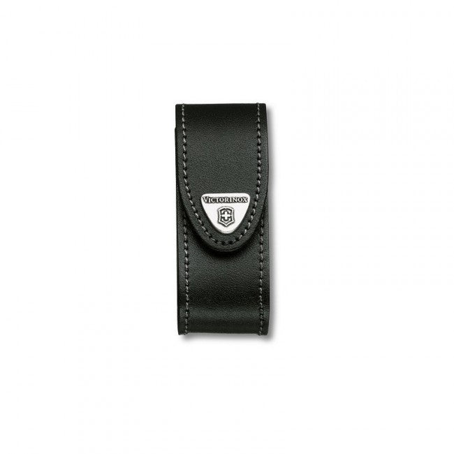 Victorinox púzdro kožené - štandardné čierne do 91mm