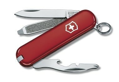 Victorinox Rally Red multifunkčný nôž 58 mm, červená, 9 funkcií